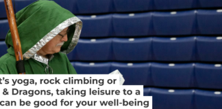 David Cargo, a Dungeons & Dragons player, dressed as one of his characters named Thorn Woodson, browses through board games at Portland Comic Expo on Oct. 27, 2019, in Portland, Ore. Ariana van den Akker/Portland Press Herald via Getty Images
